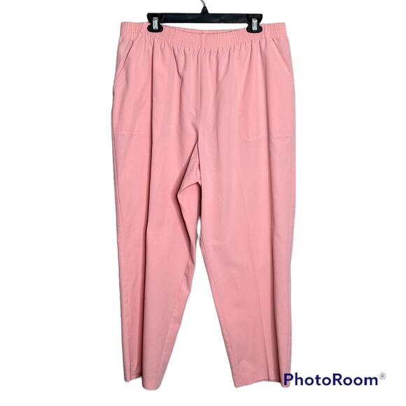 Alfred Dunner Plus size 18W Pants Pink pull on - Picture 1 of 4